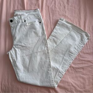 Talbots Classic White Wide Leg Jeans